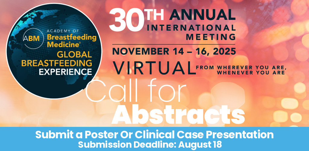 Call for abstracts banner